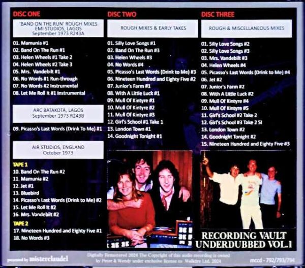 Paul McCartney Wings/Recording Vault Vol.1 - Image 2