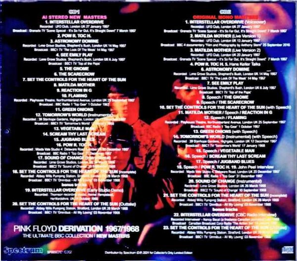 Pink Floyd Pink Floyd / Early BBC Latest Sound Collection 1st Ultimate BBC Collection 1967-1968 - Image 2