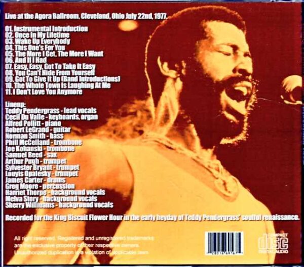 Teddy Pendergrass/OH,USA 1977 - Image 2