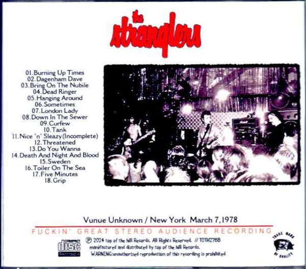 Stranglers/NY,USA 1978 - Image 2