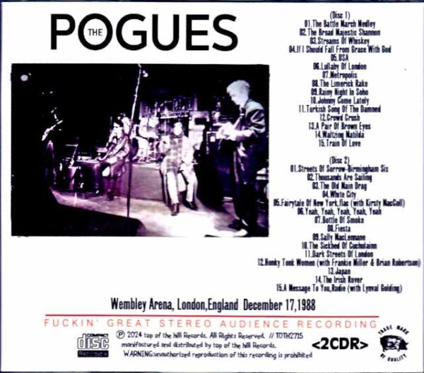 Pogues/London, UK 1988 - Image 2