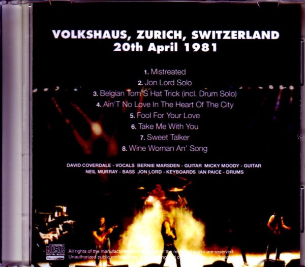 Whitesnake/Switzerland 1981 - Image 2