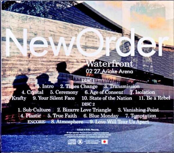 New Order/Tokyo,Japan 2.27.2025 S & V Complete IEM Matrix Edition - Image 2