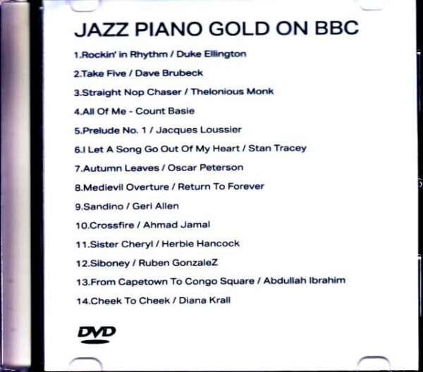 Various Artists Duke Ellington,Thelonious Monk,Oscar Peterson,Diana Krall,Herbie Hancock/Jazz Piano Musicians on BBC Jewel Version - Image 2