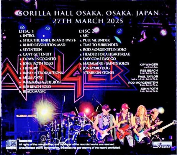 Winger/Osaka,Japan 2025 Complete - Image 2