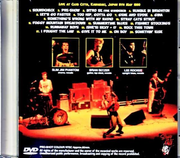 Stray Cats/Kanagawa,Japan 1990 Complete Jewel Version - Image 2