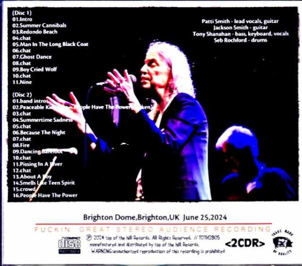 Patti Smith Quartet Patti Smith/England,UK 2024 - Image 2