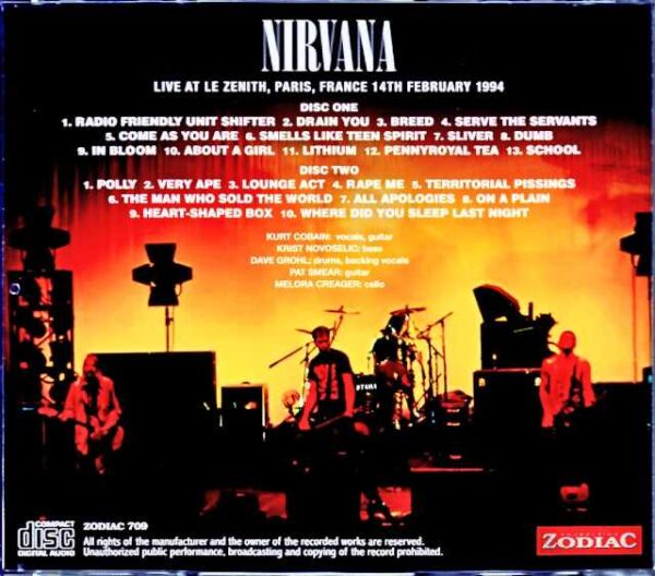 Nirvana/France 1994 Complete - Image 2