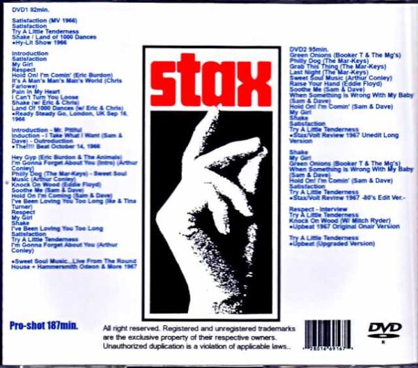 Otis Redding and His Friends Otis Redding/Video Anthology 1966-1967 - Image 2