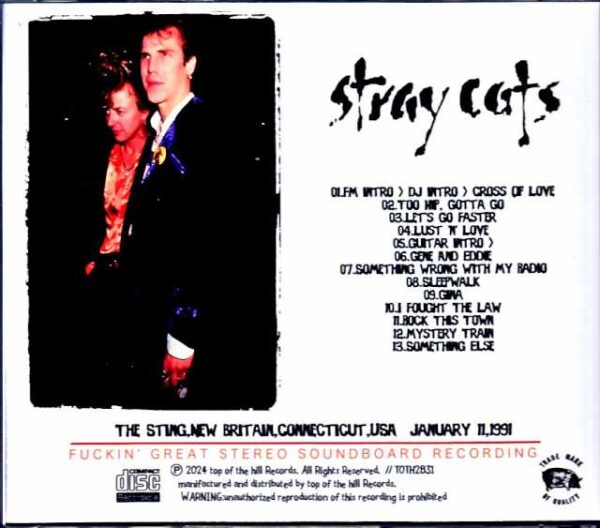 Stray Cats/CT,USA 1991 - Image 2