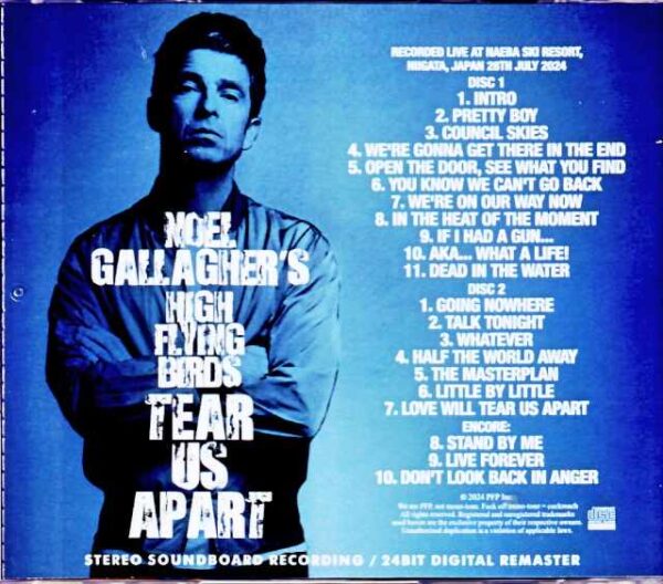 Noel Gallagher's High Flying Birds Noel Gallagher/Niigata,Japan 2024 Complete Soundboard Edition - Image 2