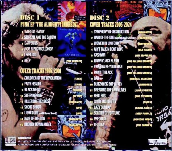 Paul Di'Anno ex.Iron Maiden Paul Di'Anno Iron Maiden/Rare Tracks & Covers - Image 2