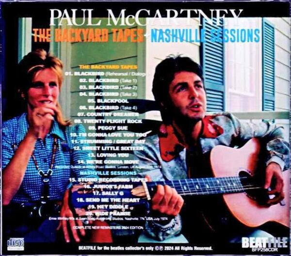Paul McCartney/Backyard Tapes and Nashville Sessions TN,USA 1974 - Image 2