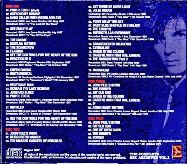 Pink Floyd Ultimate Collection of BBC Sessions and Live Performances 1967-1971 - Image 2