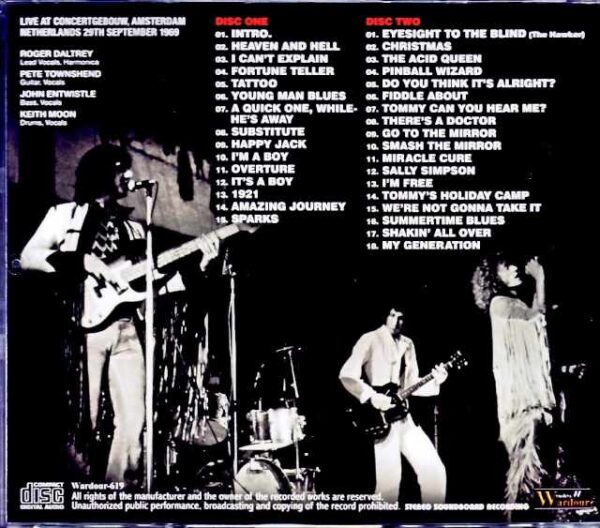 Who,The Who/Netherlands 1969 Complete Upgrade - Image 2