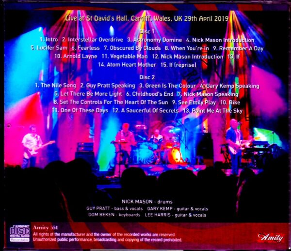 Nick Mason's Saucerful of Secrets Nick Mason/Cardiff,UK 2019 - Image 2