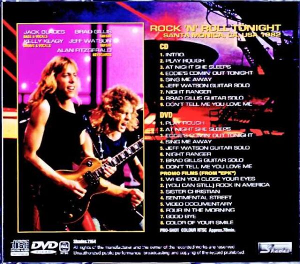 Night Ranger / CA, USA 1982 S & V & more - Image 2