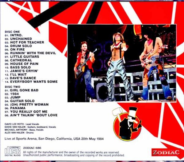 Van Halen/CA,USA 5.20.1984 Complete Upgrade - Image 2