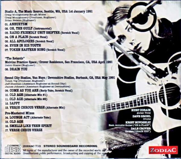 Nirvana/Various Studio Sessions 1991 Upgrade - Image 2
