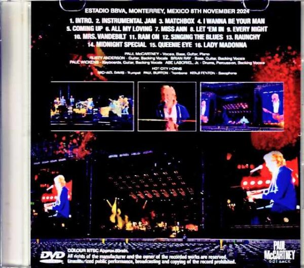 Paul McCartney/Mexico 11.8.2024 Soundcheck Jewel Version - Image 2