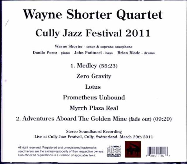 Wayne Shorter Quartet Danilo Perez, John Patitucci , Brian Blade Wayne Shorter/Switzerland 2011 - Image 2