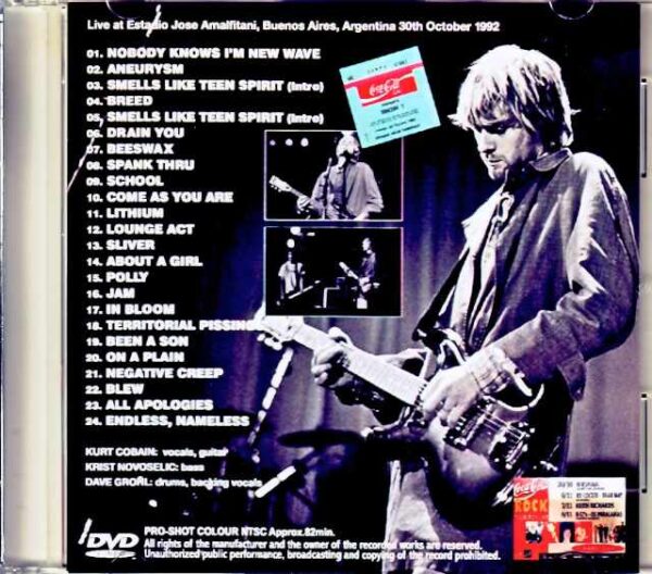 Nirvana/Argentina 1992 Upgrade Jewel Version - Image 2