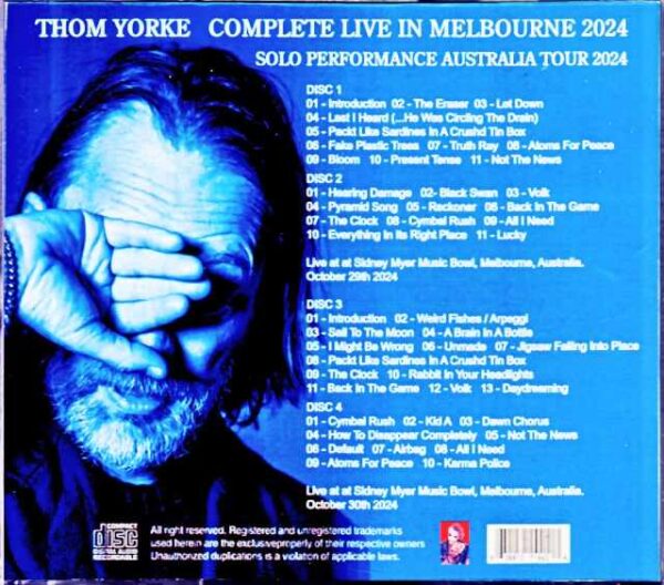 Thom Yorke/Australia 2024 2Days Complete - Image 2