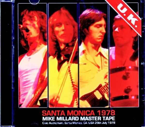 U.K. John Wetton,Eddie Jobson,Allan Holdsworth,Bill Bruford U.K./CA,USA 1978 Mike Millard Master Tape