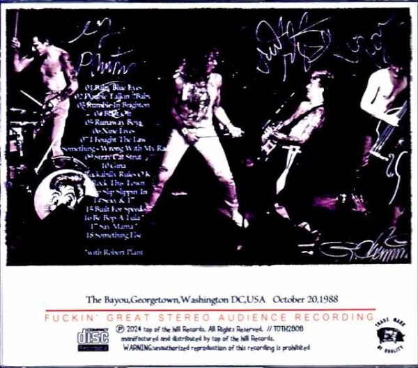 Stray Cats Robert Plant Stray Cats Robert Plant/WA,USA 1988 Upgrade - Image 2