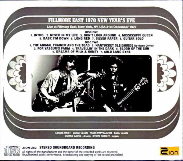 Mountain/NY,USA 1970 Soundboard Edition - Image 2