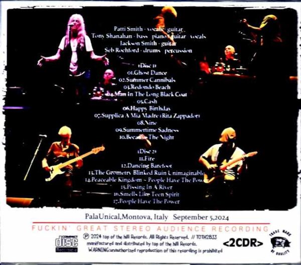 Patti Smith Quartet Patti Smith/Italy 2024 Complete - Image 2