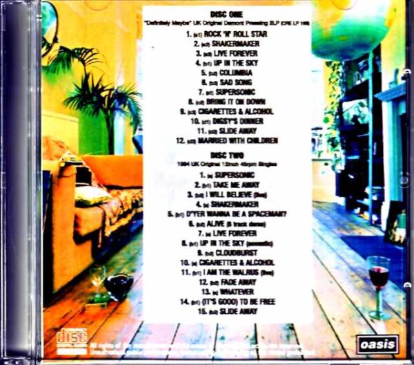 Oasis/Definitely Maybe UK Original Pressing 2LP Edition - Image 2
