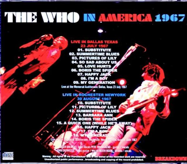 Who,The Who/TX,USA 1967 & more - Image 2