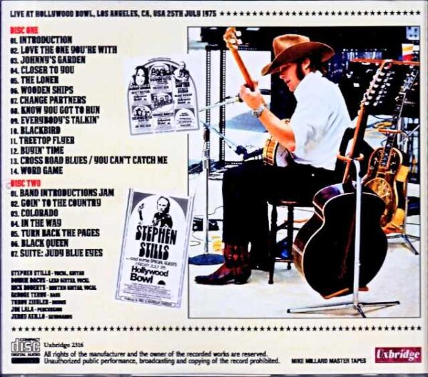 Stephen Stills/CA,USA 1975 Complete Mike Millard Master Tapes - Image 2