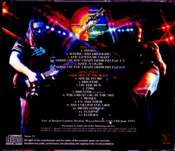 Pink Floyd Pink Floyd/MA,USA 1975 Original Matrix Ver. - Image 2