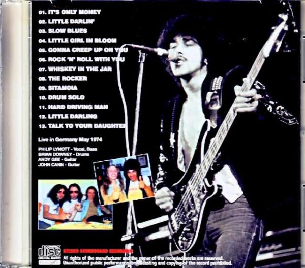 Thin Lizzy/Germany 1974 Soundboard Edition - Image 2