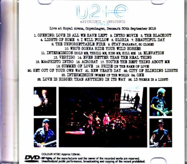 U2 U2/Denmark 2018 Complete Jewel Version - Image 2