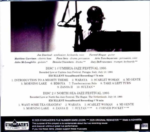 Zawinul Syndicate John McLaughlin/Italy 1995 & more - Image 2