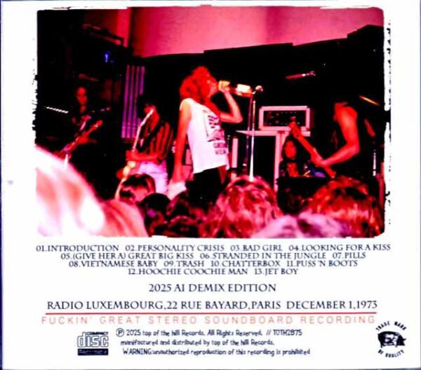 New York Dolls New York Dolls/France Studio Live 1973 - Image 2