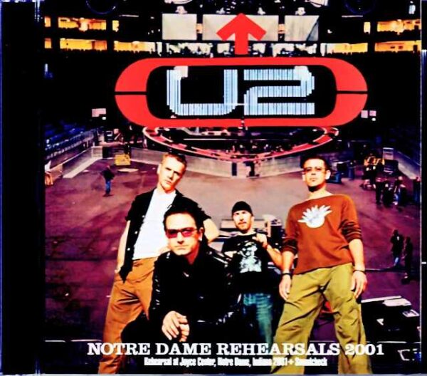 U2 U2/CA,USA 2001 Rehearsals Complete & Soundcheck IEM Matrix Edition