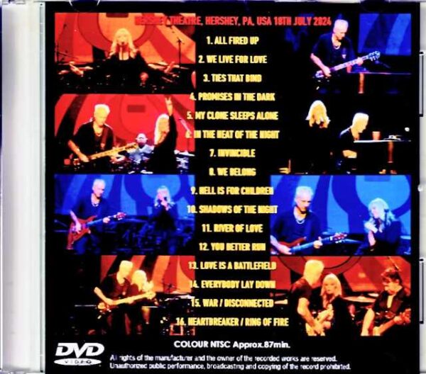 Pat Benatar Neil Giraldo Pat Benatar/PA,USA 2024 Complete Jewel Version - Image 2