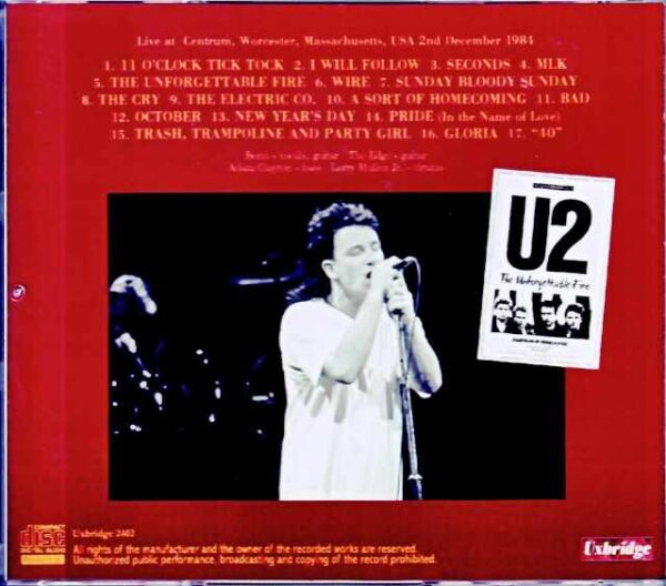 U2/MA,USA 1984 Complete - Image 2
