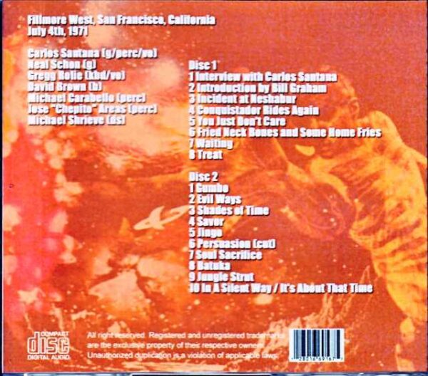 Santana Santana/CA,USA 7.4.1971 - Image 2