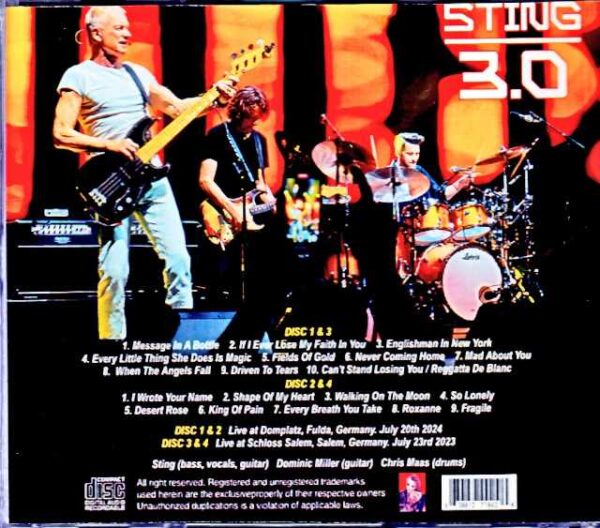 Sting 3.0 Sting/Germany 2024 2Days Complete - Image 2