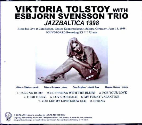 Viktoria Tolstoy Esbjörn Svensson Trio Viktoria Tolstoy Esbjörn Svensson/Germany 1998 Complete - Image 2