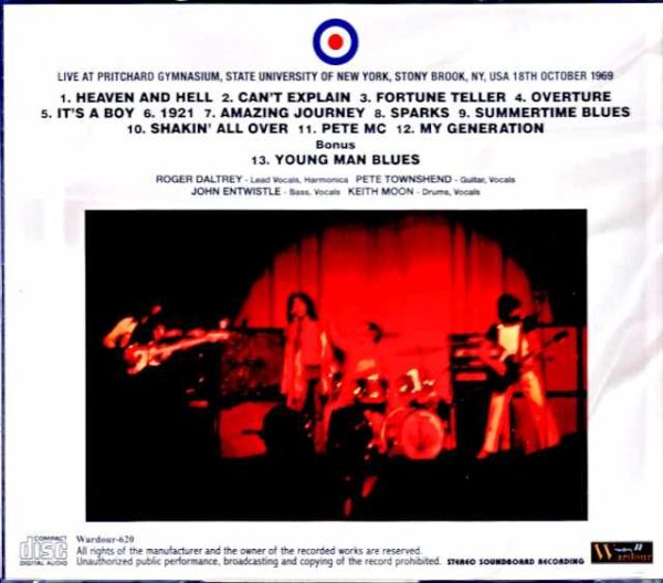 Who,The Who/NY,USA 10.18.1969 Soundboard Edition & more - Image 2