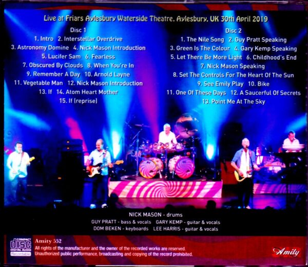 Nick Mason's Saucerful of Secrets Nick Mason/Aylesbury,UK 2019 - Image 2