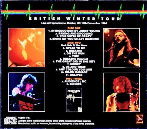 Pink Floyd Pink Floyd/England,UK 12.14.1974 Complete Upgrade - Image 2
