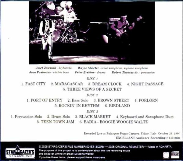 Weather Report/Italy 1980 Complete - Image 2