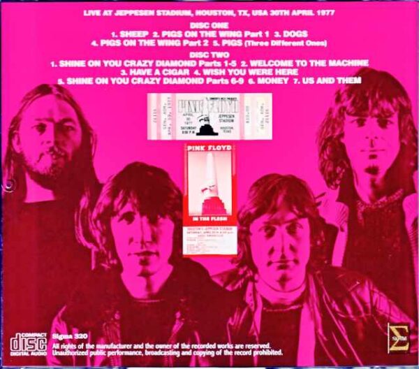 Pink Floyd Pink Floyd/TX,USA 4.30.1977 Upgrade - Image 2